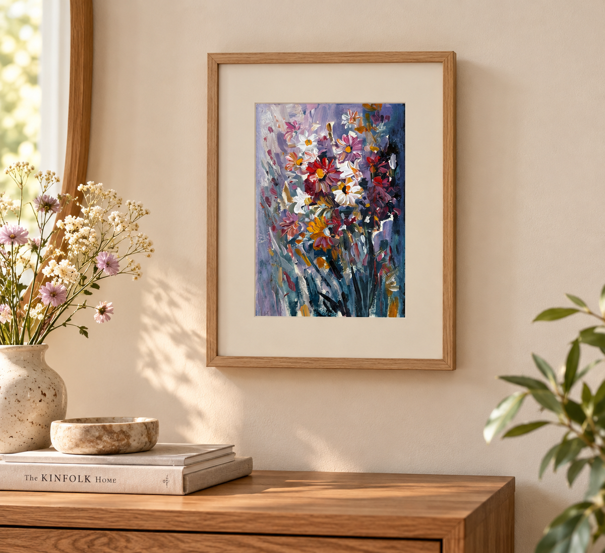 Bouquet de fleurs colorées