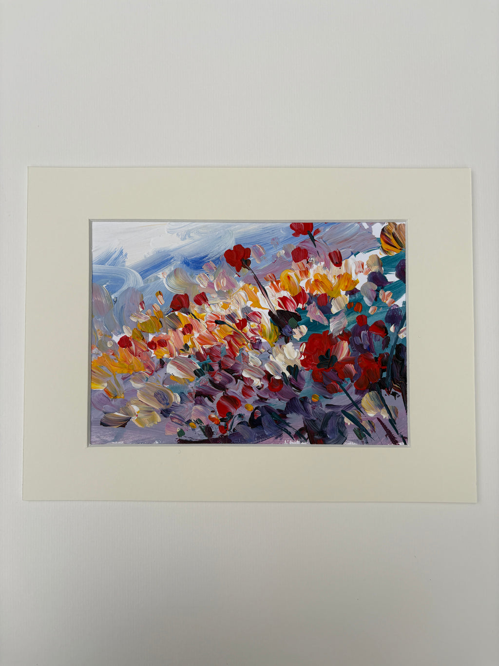 Fleurs dans la lumière