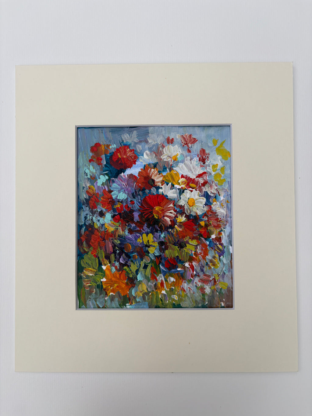 Fleurs dans un jardin coloré