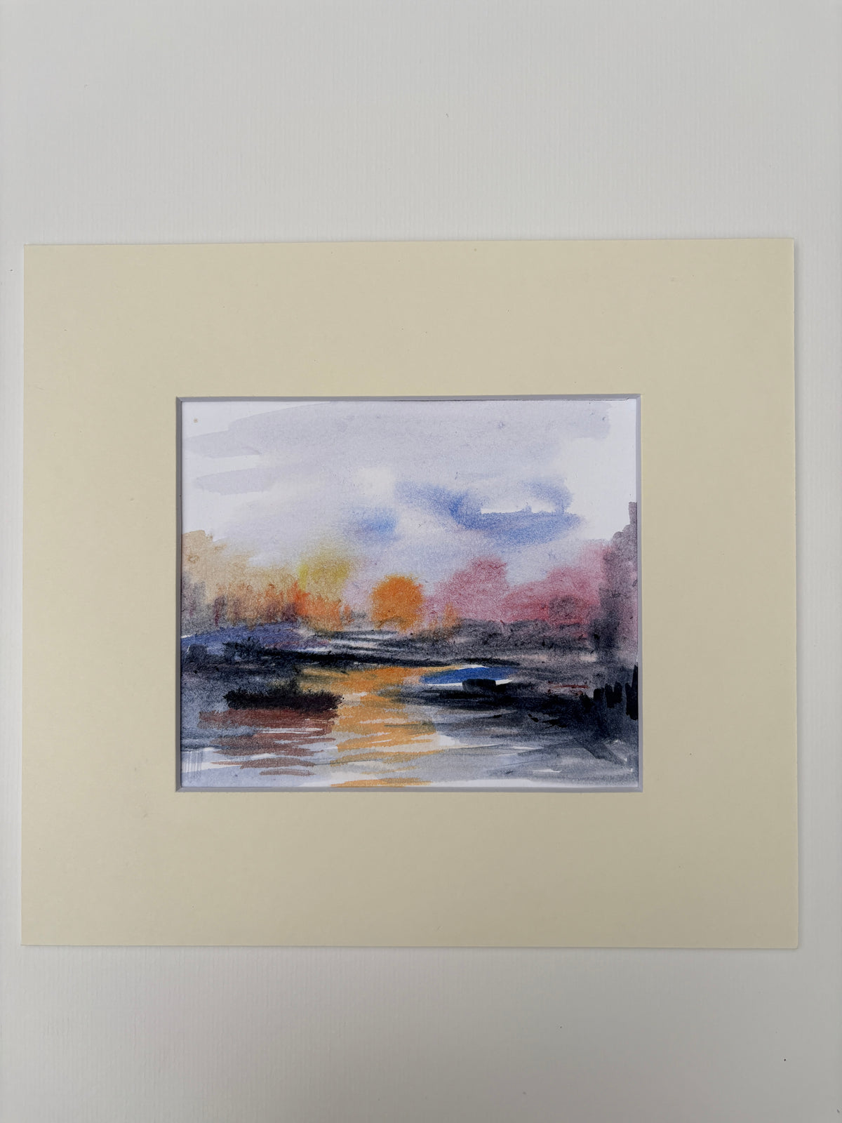 Reflets au coucher du soleil