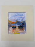 Reflets du soleil sur l’eau