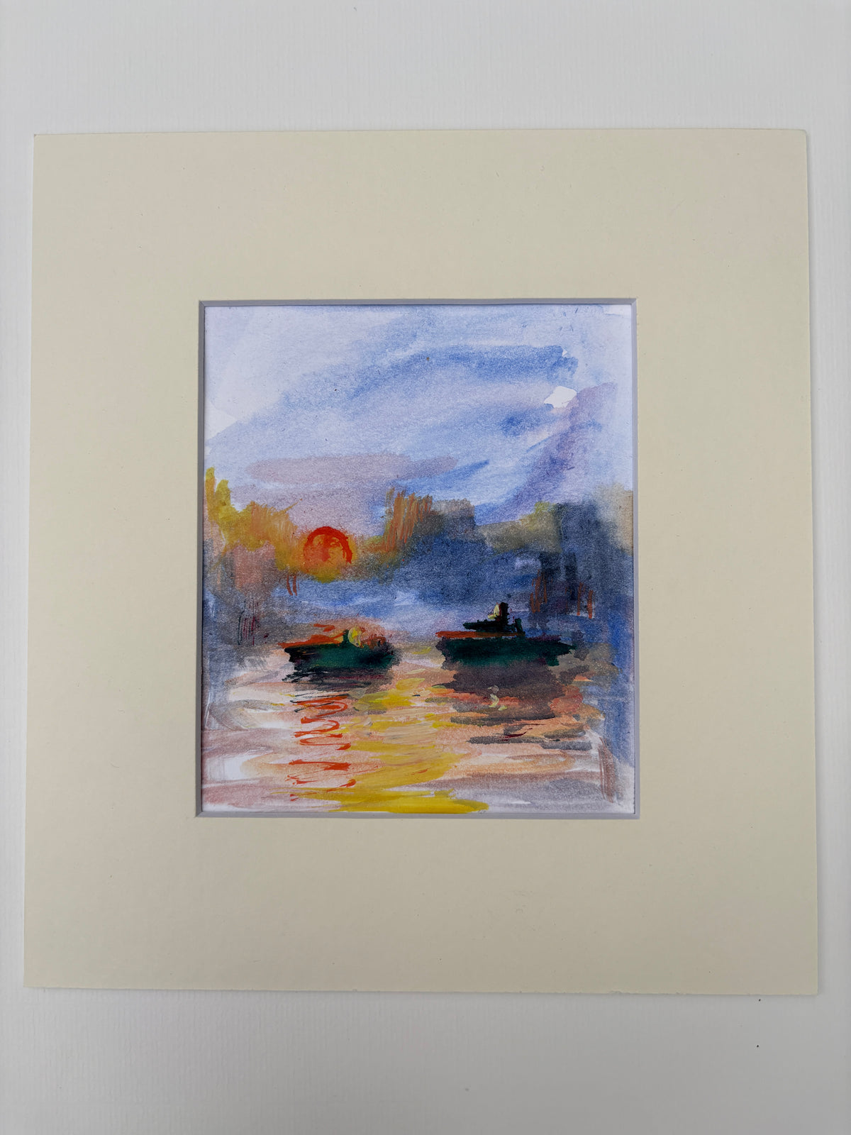 Reflets du soleil sur l’eau